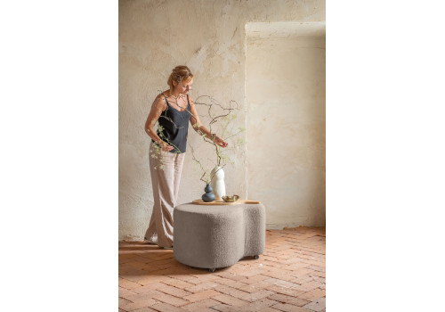 Miuf Pouf XL Bouclé -...